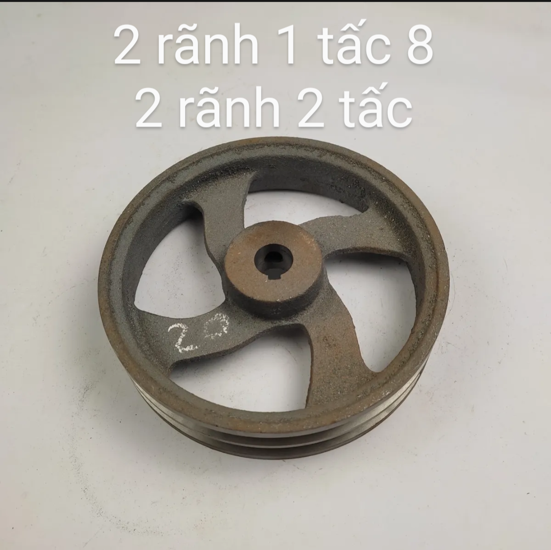 Buly gang 1 rãnh, 2 rãnh từ 1Tấc2 đến 2 Tấc đủ kích cỡ cốt