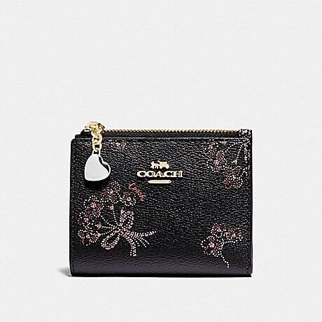 Ví C0ach Snap Card Case gập trẻ trung