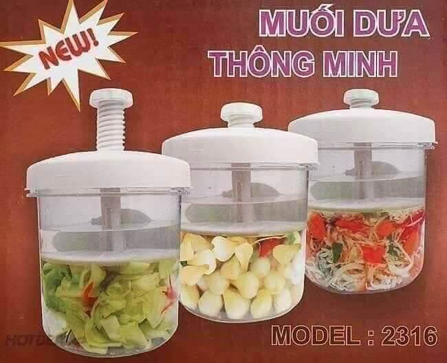 Hũ muối dưa cà thông minh việt nhật