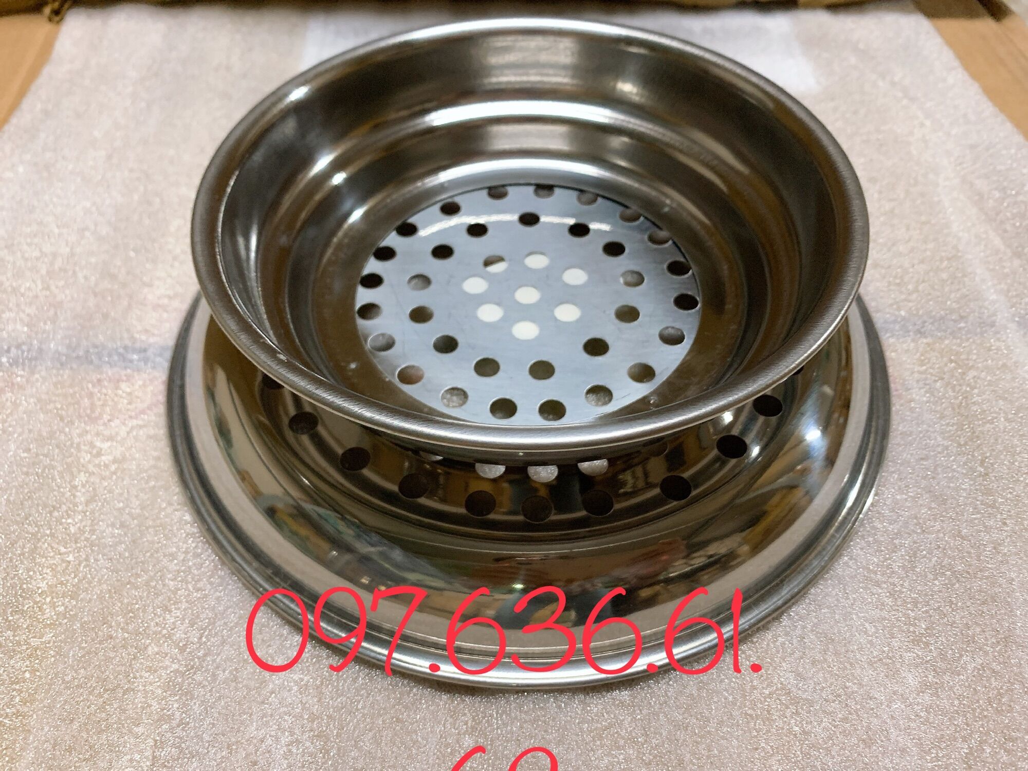 Vỉ Hấp iNox Có Chân Việtcook Sezi (20, 22, 24, 26cm)