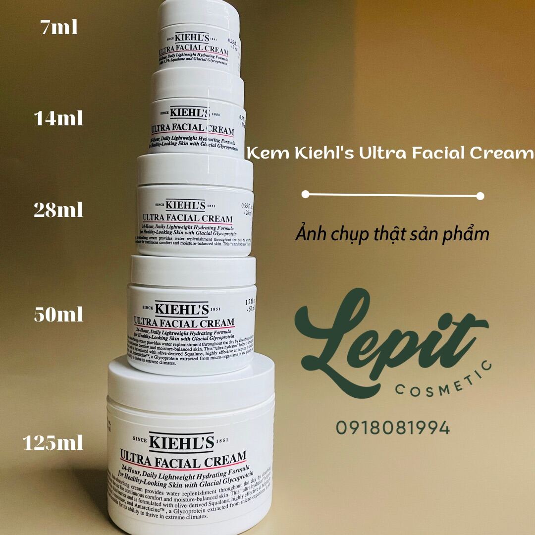 [Lepit Cosmetic] Kem Dưỡng Ẩm Kiehls Ultra Facial Cream - Kem Dưỡng Ultra Kiehls