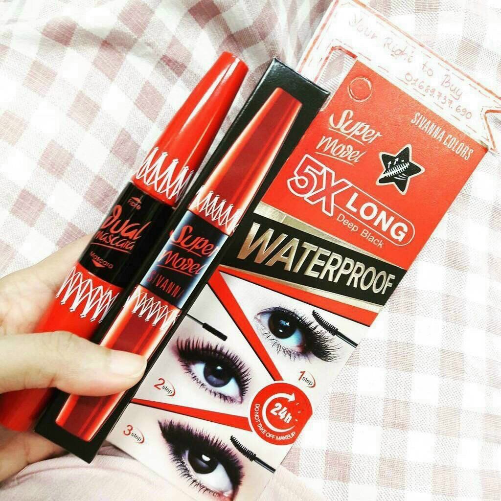 Mascara 5x long thái lan siêu dài mi