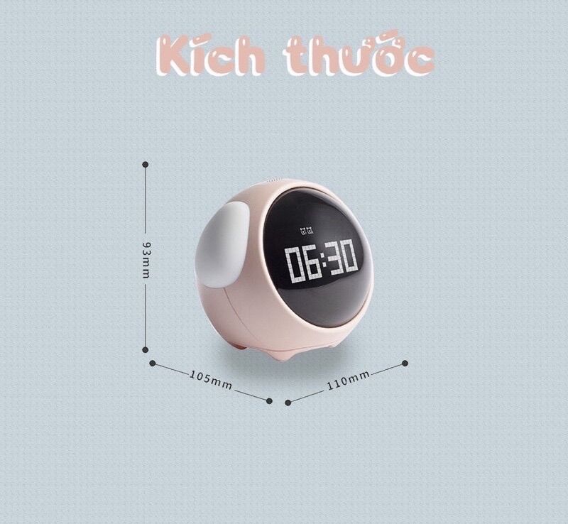 Đồng hồ Emoji Alarm Clock dễ thương món quà độc đáo