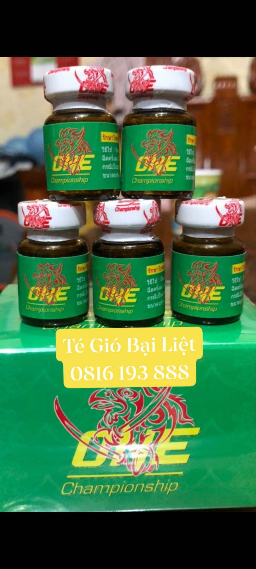 Thuốc té gió bại liệt cho gà chọi, gà đá