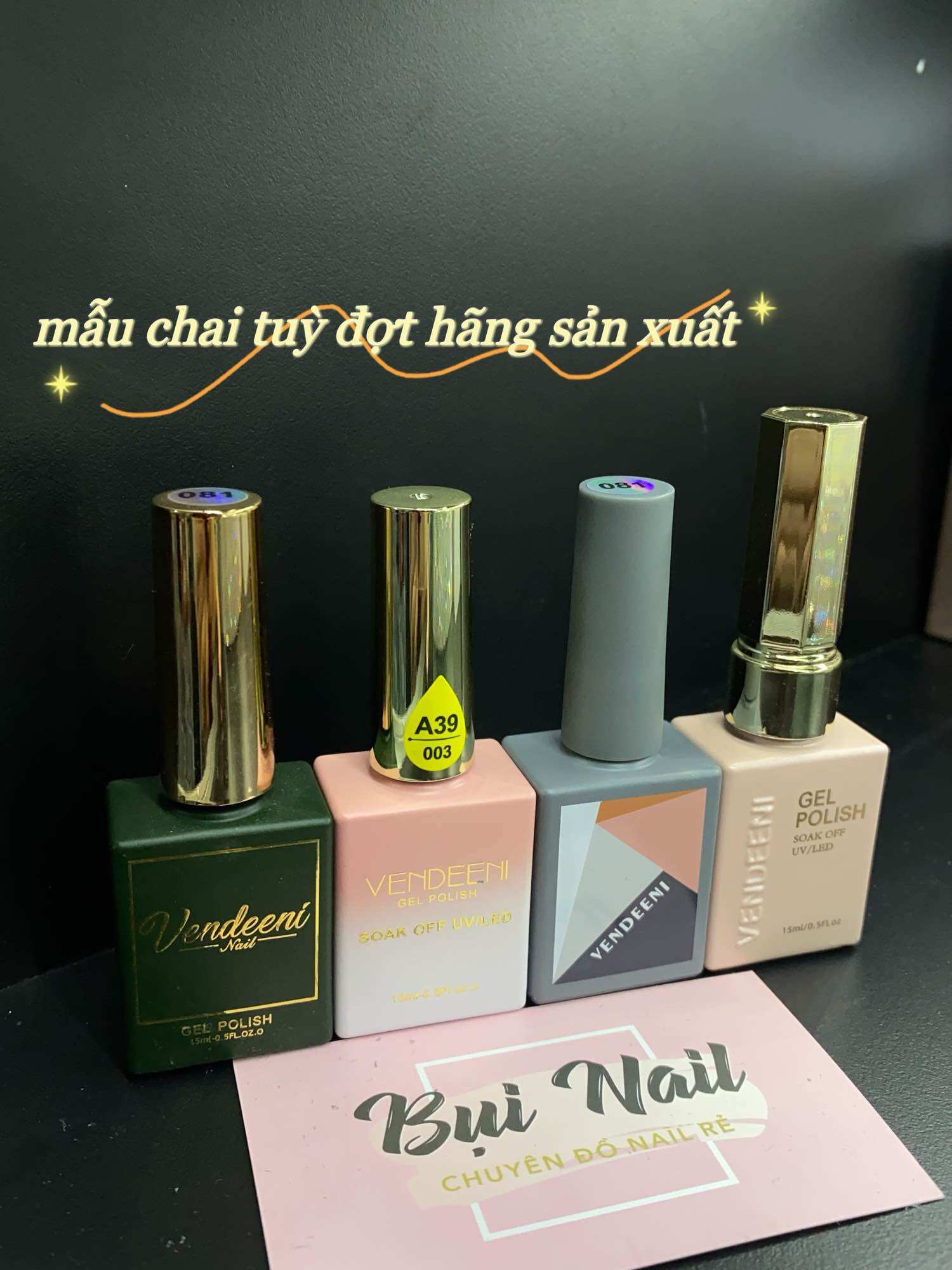 SƠN GEL LẺ MÀU VENDEENI