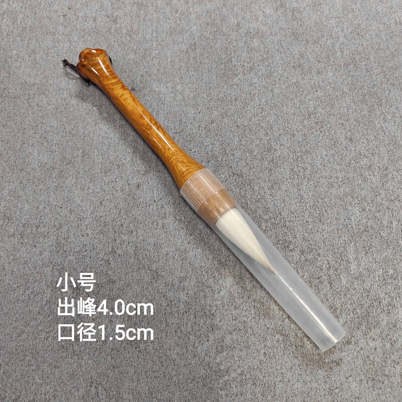 Bút lông kiêm hào bút lông ngắn đỉnh ngắn bút lông cừu cầm bút lông cỡ lớn vừa nhỏ bút lông tranh trung quốc chữ phúc chữ lang hào thư pháp