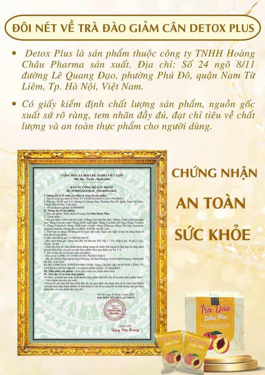 Trà đào plus (Không tặng đường)