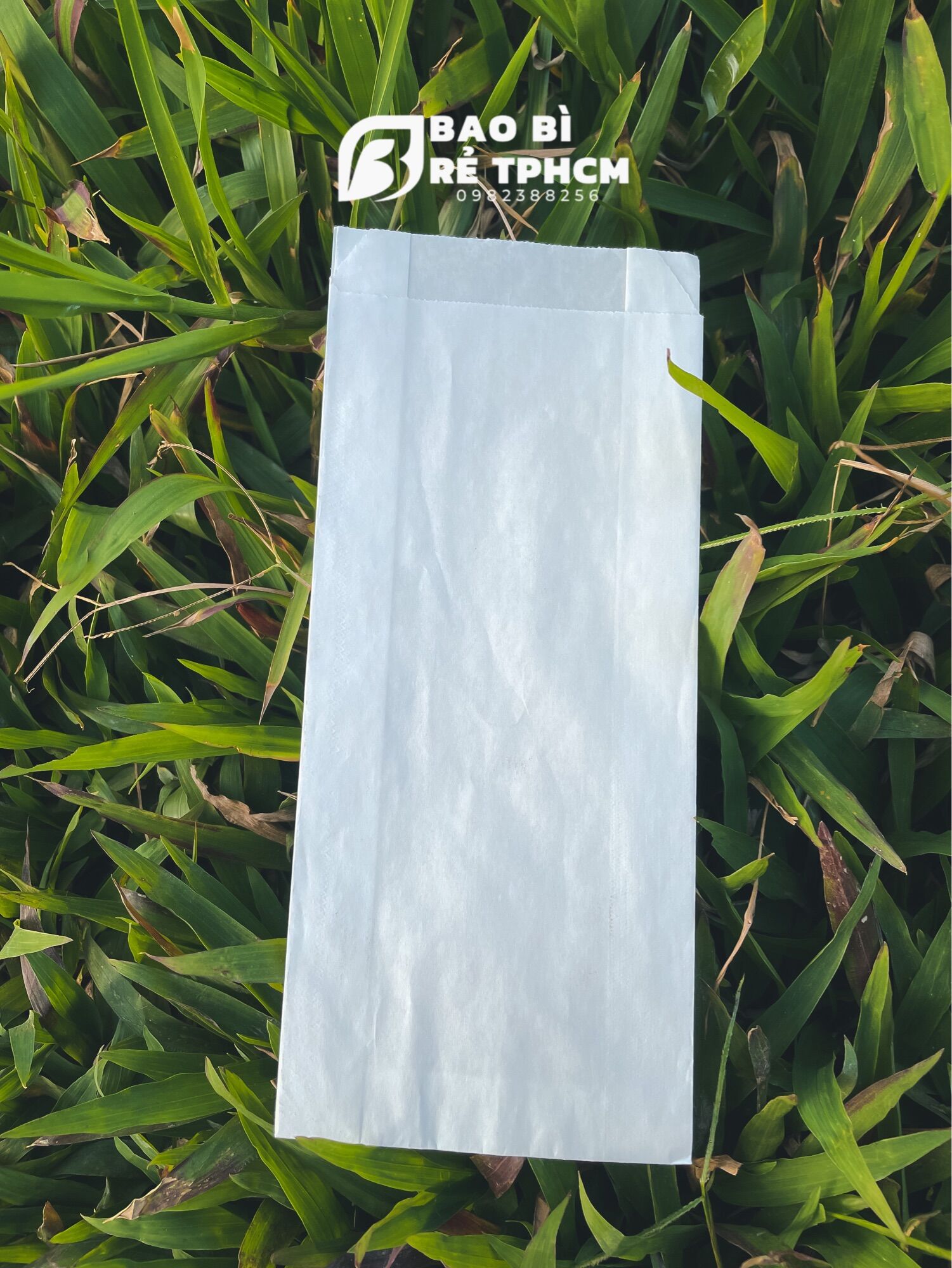 Túi Đựng Bánh Mì Giấy Trắng Trơn 100 Túi