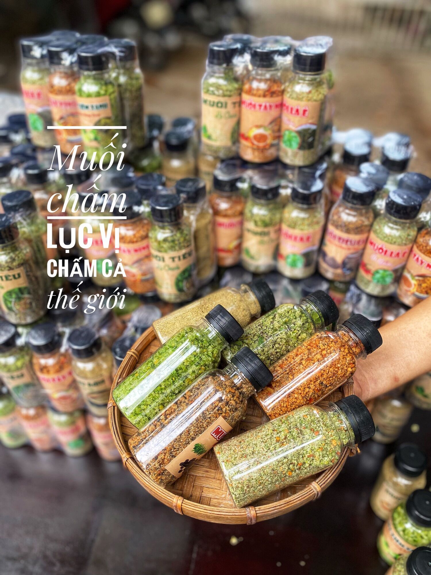 Set muối ớt khô lục vị-thay đổi khẩu vị chỉ trong tích tắc