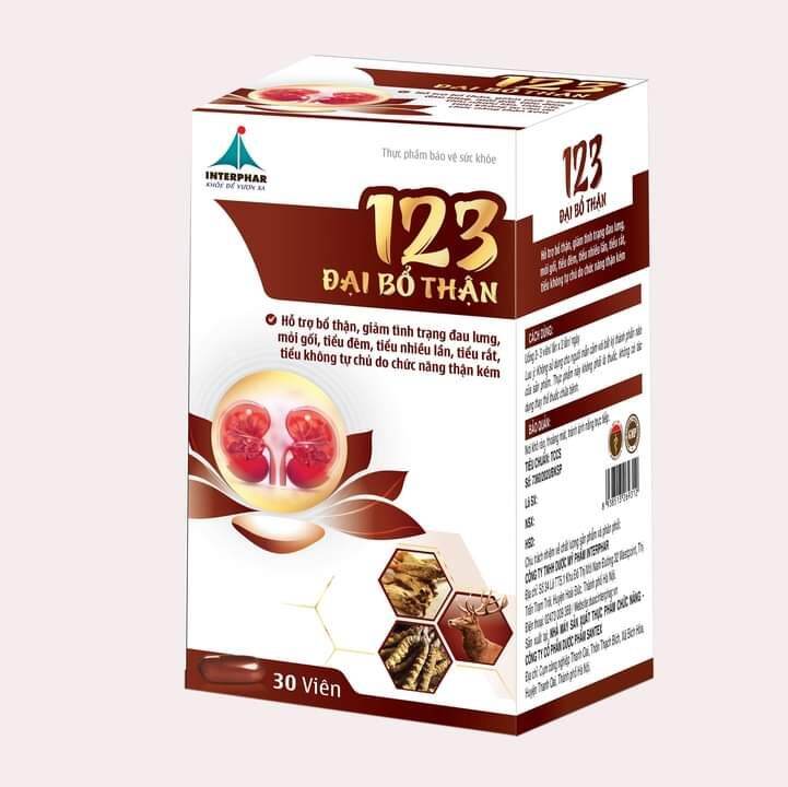 ĐẠI BỔ THẬN 123 mua 5 tặng 1 bằng tem tích điểm