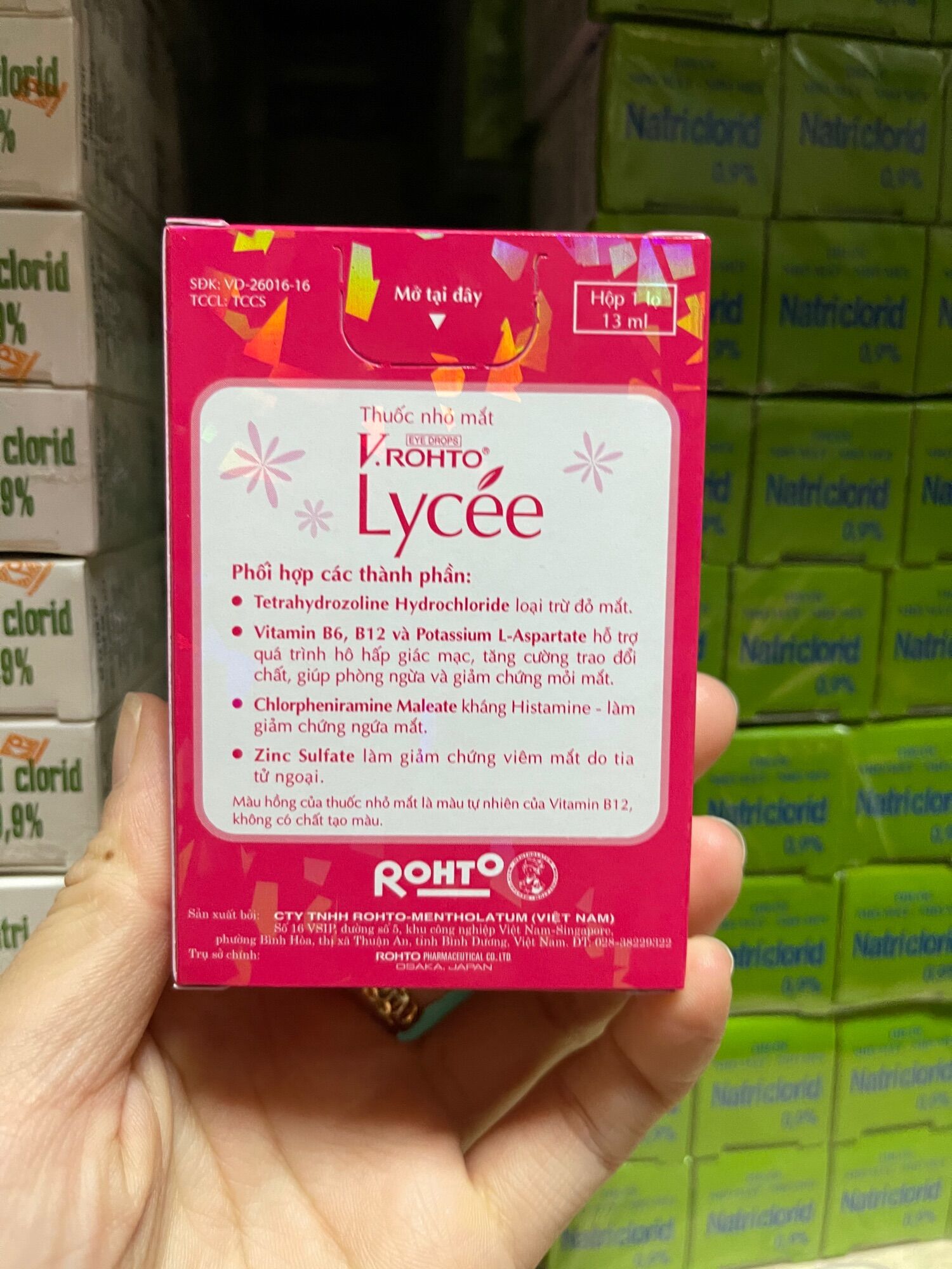 Nhỏ mắt VRoto Lycee