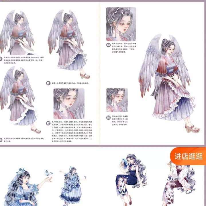 ARTBOOK DẠY VẼ phong cách LOLITA