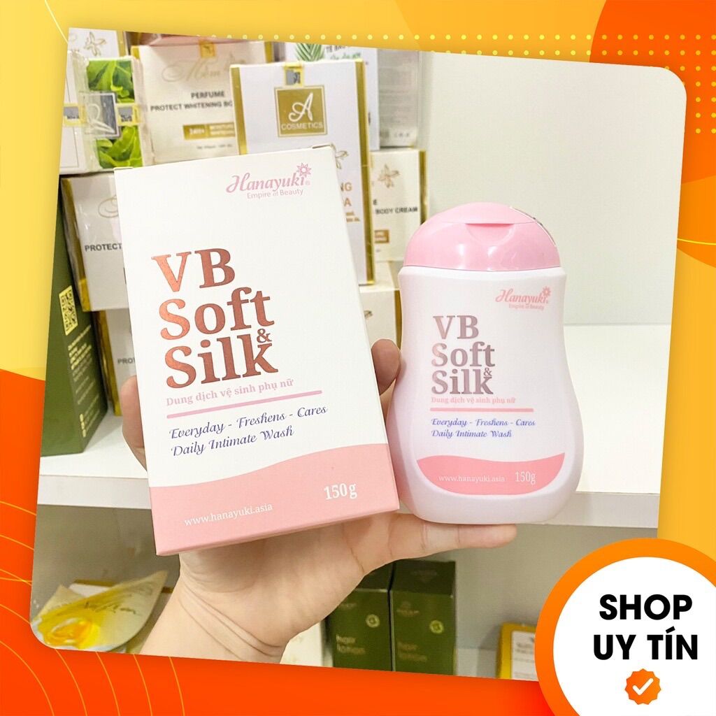 Dung dịch vệ sinh vb hana soft silk màu hồng