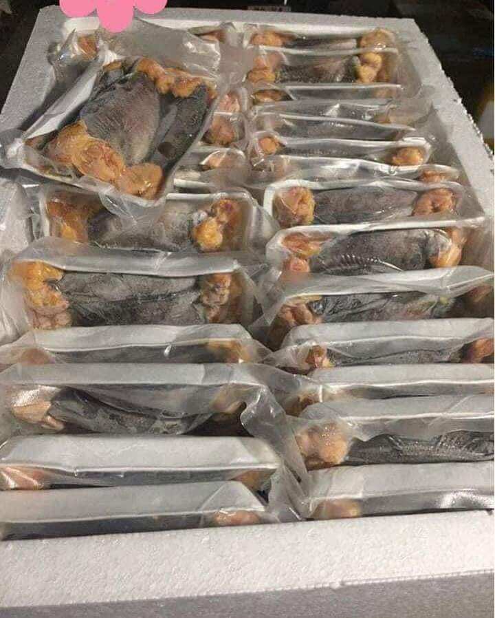 cá sặc trứng kho tiêu hộp 500g