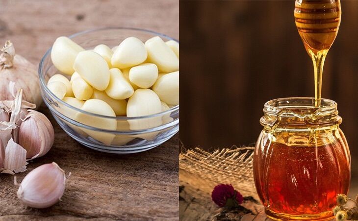 Tỏi lý Sơn ngâm mật ong nguyên chất