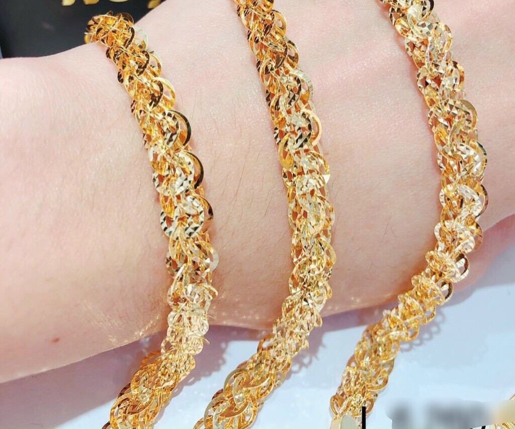 Lắc tay đuôi phụng lớn mạ vàng 18k cao cấp mẫu mới về