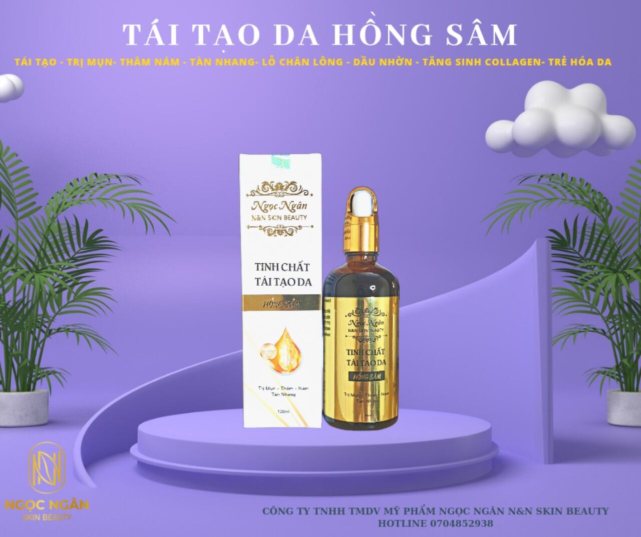 Tinh chất tái tạo da n&n
