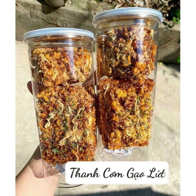 Thanh Cơm Cháy Gạo Lức Chà Bông hũ 250g