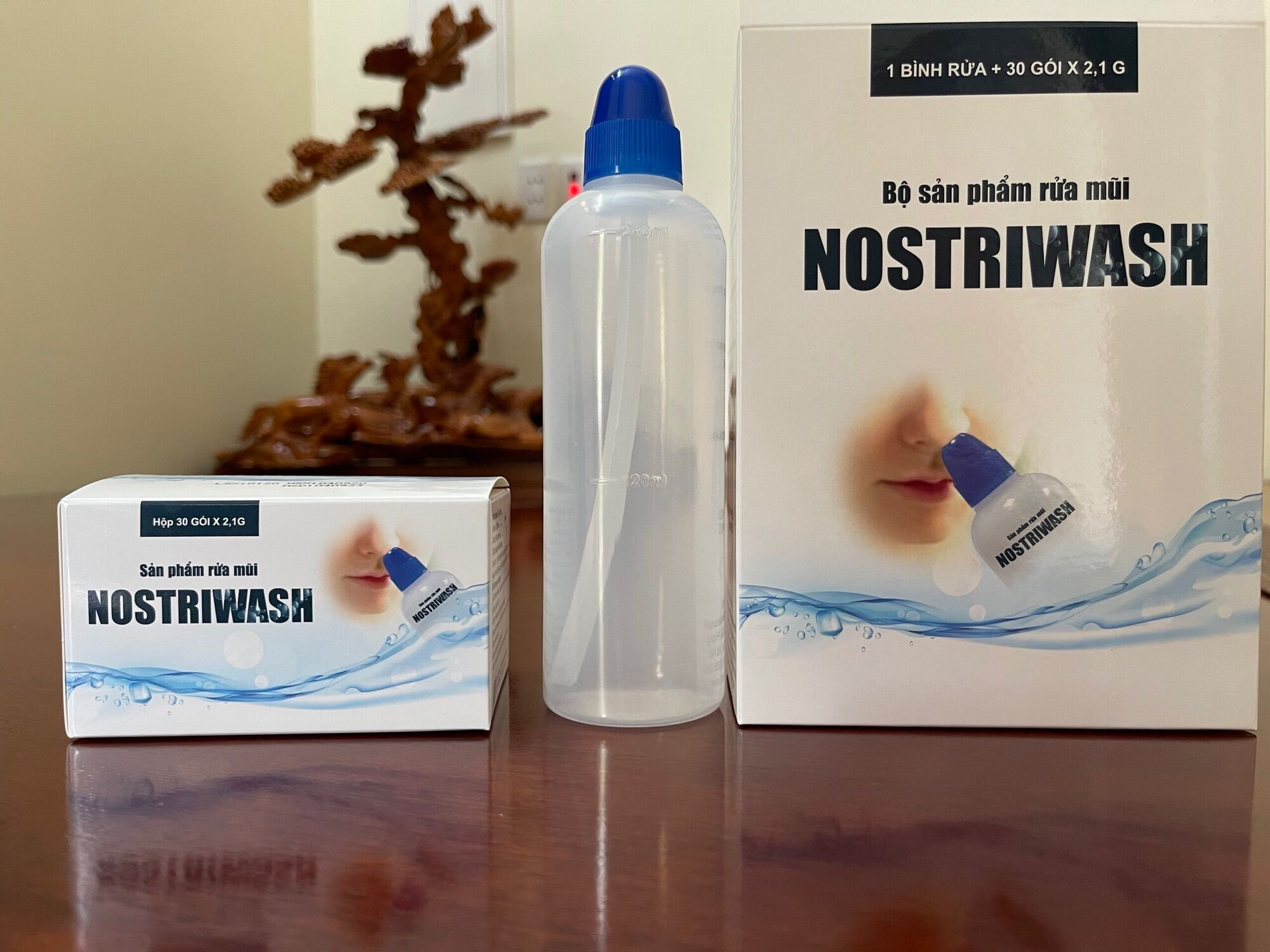 BỘ RỬA MŨI NOTRIWASH (có sẵn 30 gói muối pha rửa)