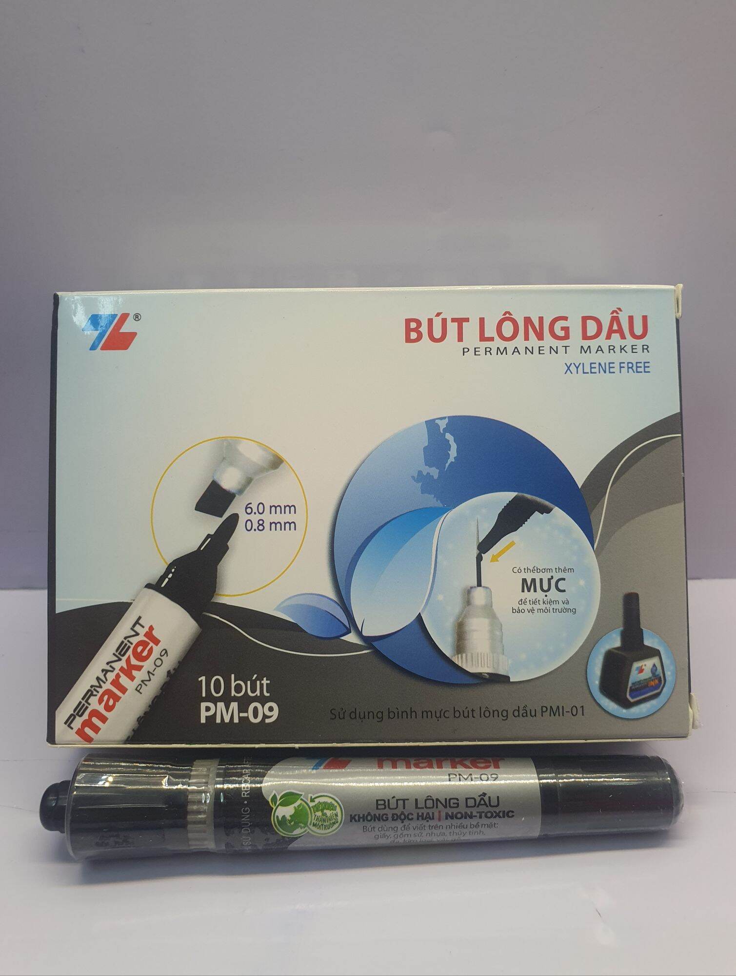 Hộp 10 cây Bút Lông Dầu TL PM 09