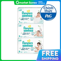 Pampers | Bộ sưu tập tã dán Pampers Touch of Nature 2025 size 1 3 (2 gói)