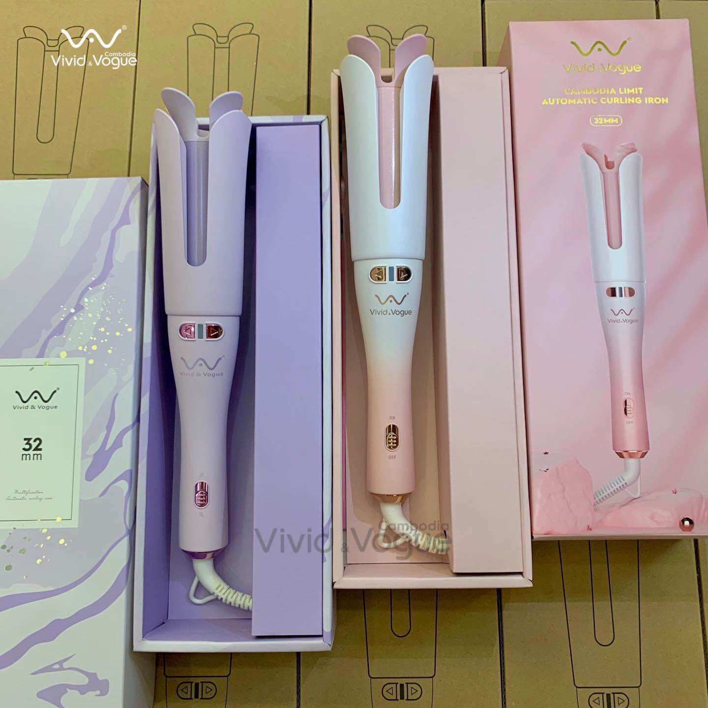 Máy uốn xoăn tự động vivid vogue vav-022d