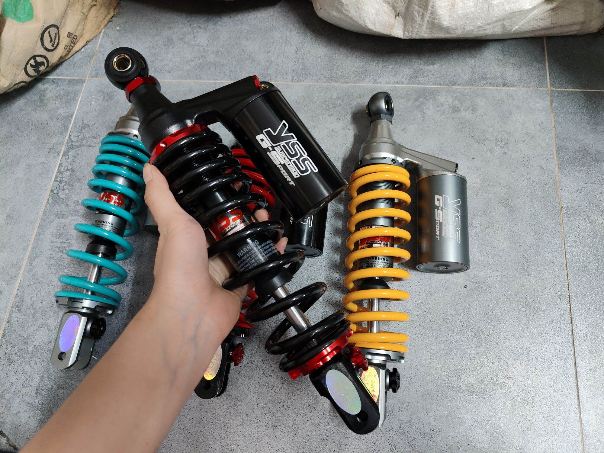 Phuộc nitron yss bd trên lắp cho vario mio ultimo luvias click sh mode janus lead vision mới grande....