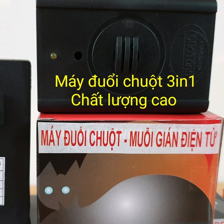 Máy đuổi chuột và gián -muỗi 3in1 cửu long - thiết bị đuổi chuột đuổi thằn lằn_côntrùng hiệu quả-an toàn