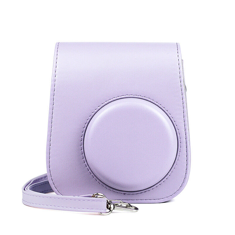 Cho Instax mini 11 máy ảnh trường hợp PU da mềm Silicone Bìa Bag đối với Fujifilm máy ảnh Túi với dây đeo vai