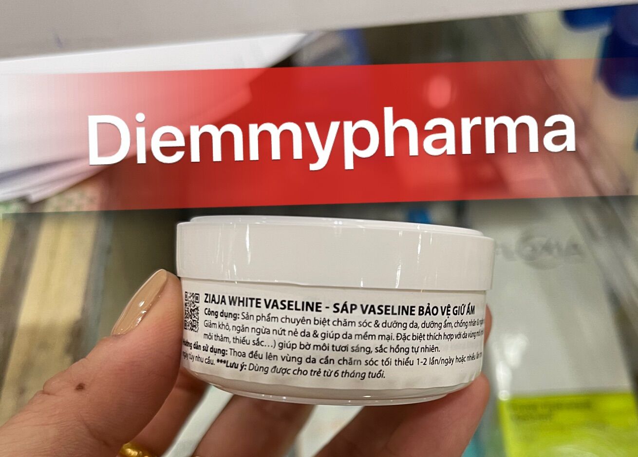 Sáp Vaseline bảo vệ giữ ẩm Ziaja White Vaseline