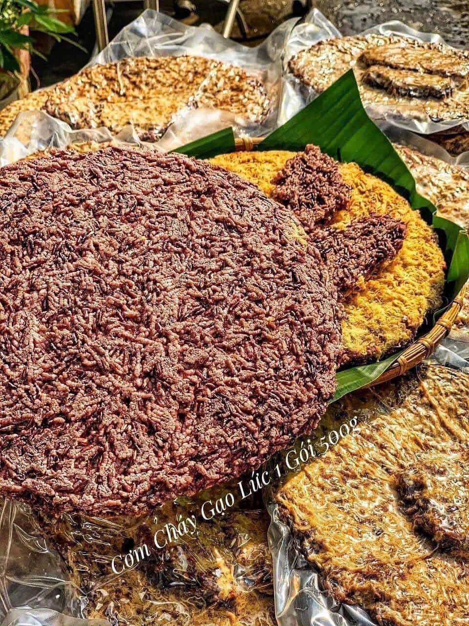 Cơm Cháy Đáy Nồi Gạo Lứt Siêu Chà Bông 500gr