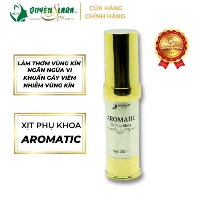 Xịt Thơm Ngừa Viêm Hồng Khít Phụ Khoa Aromatic Quyên Lara