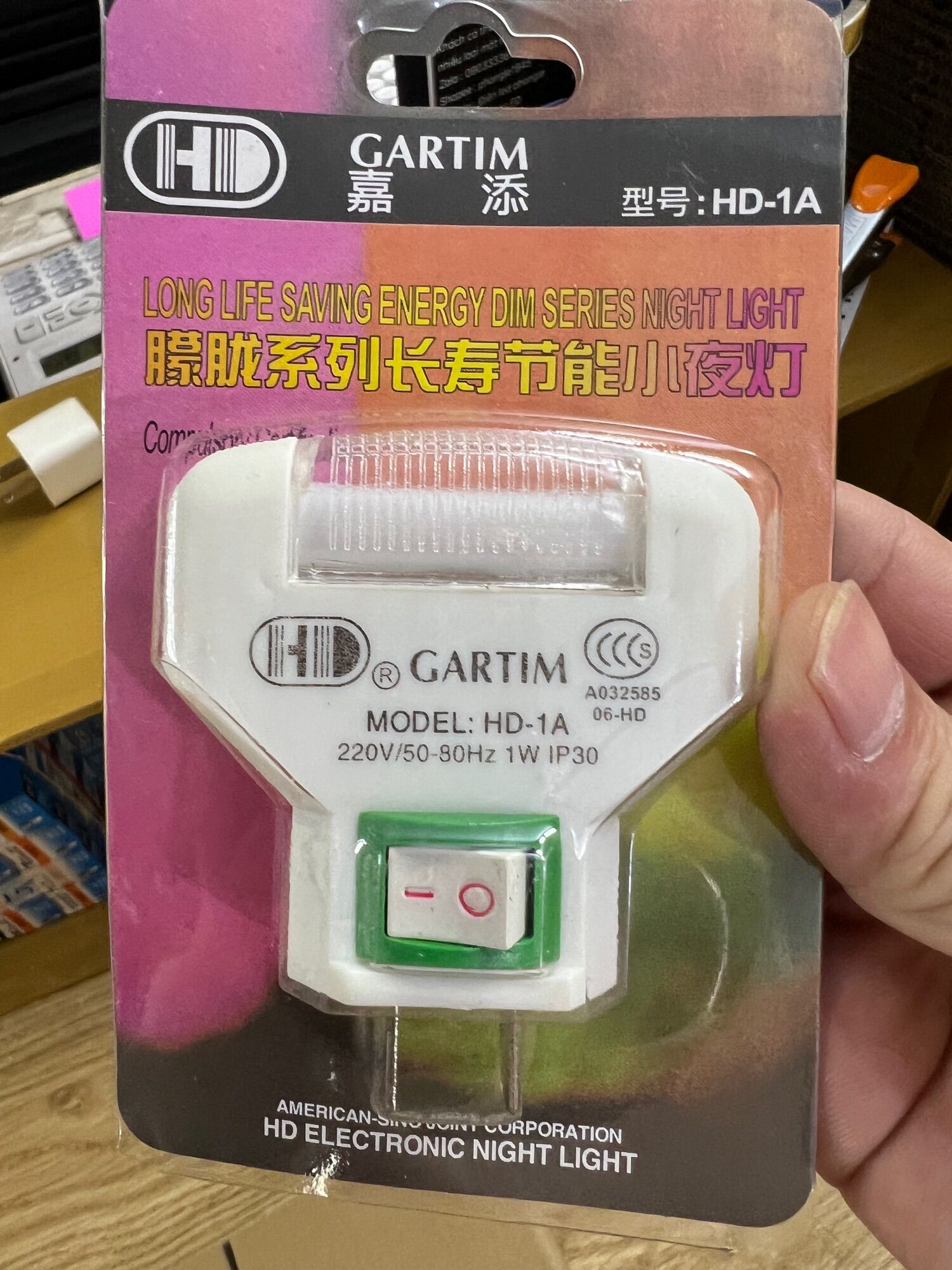 Đèn Ngủ Led 1W Tiết Kiệm Điện GARTIM HD-1A ( Loại Tốt )