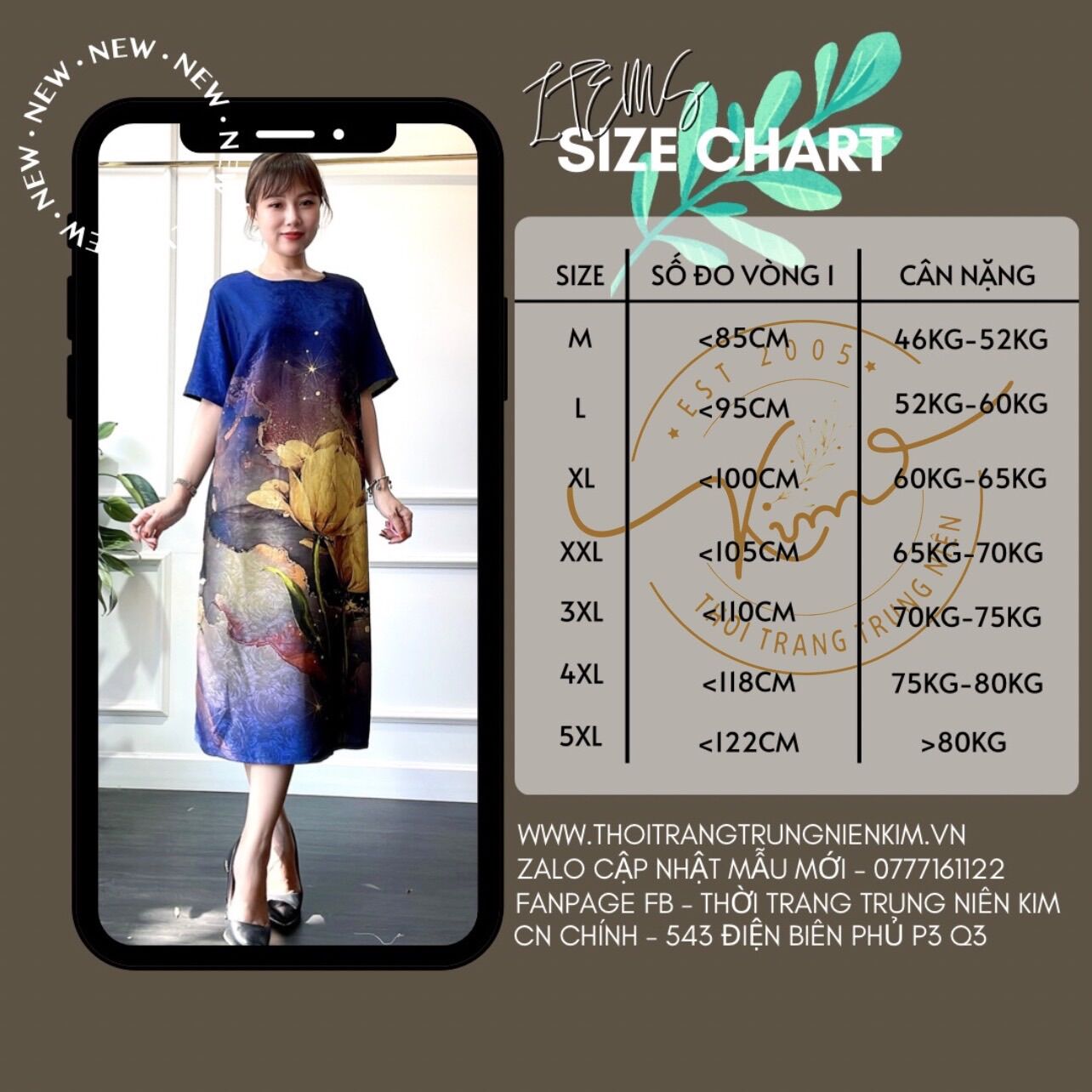 Siêu phẩm đầm Bigsize