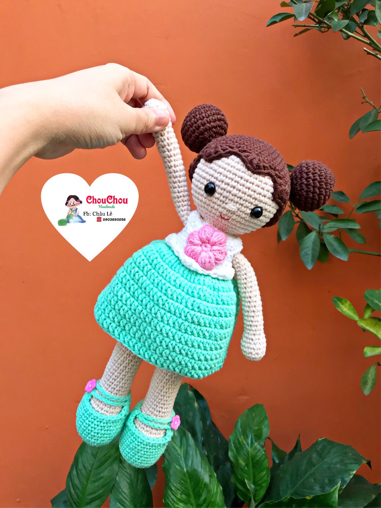 Búp bê len nhồi bông handmade - Búp bê Layla