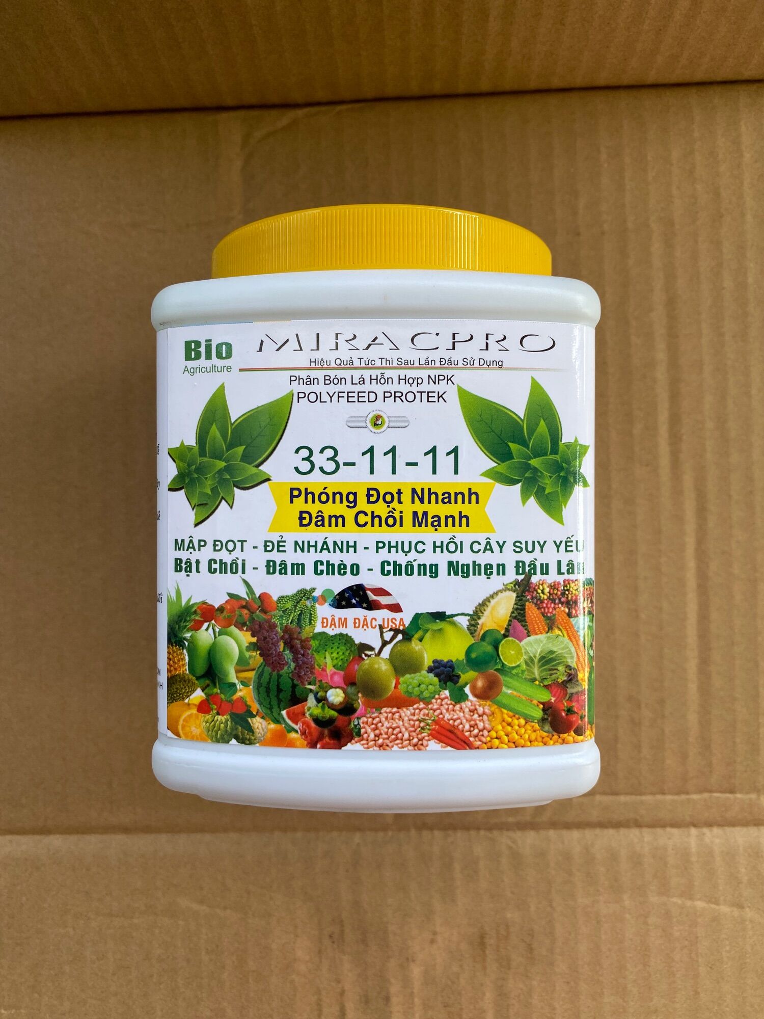 Phân bón lá 33-11-11 Phóng đọt nhanh Đâm chồi mạnh Phục hồi cây