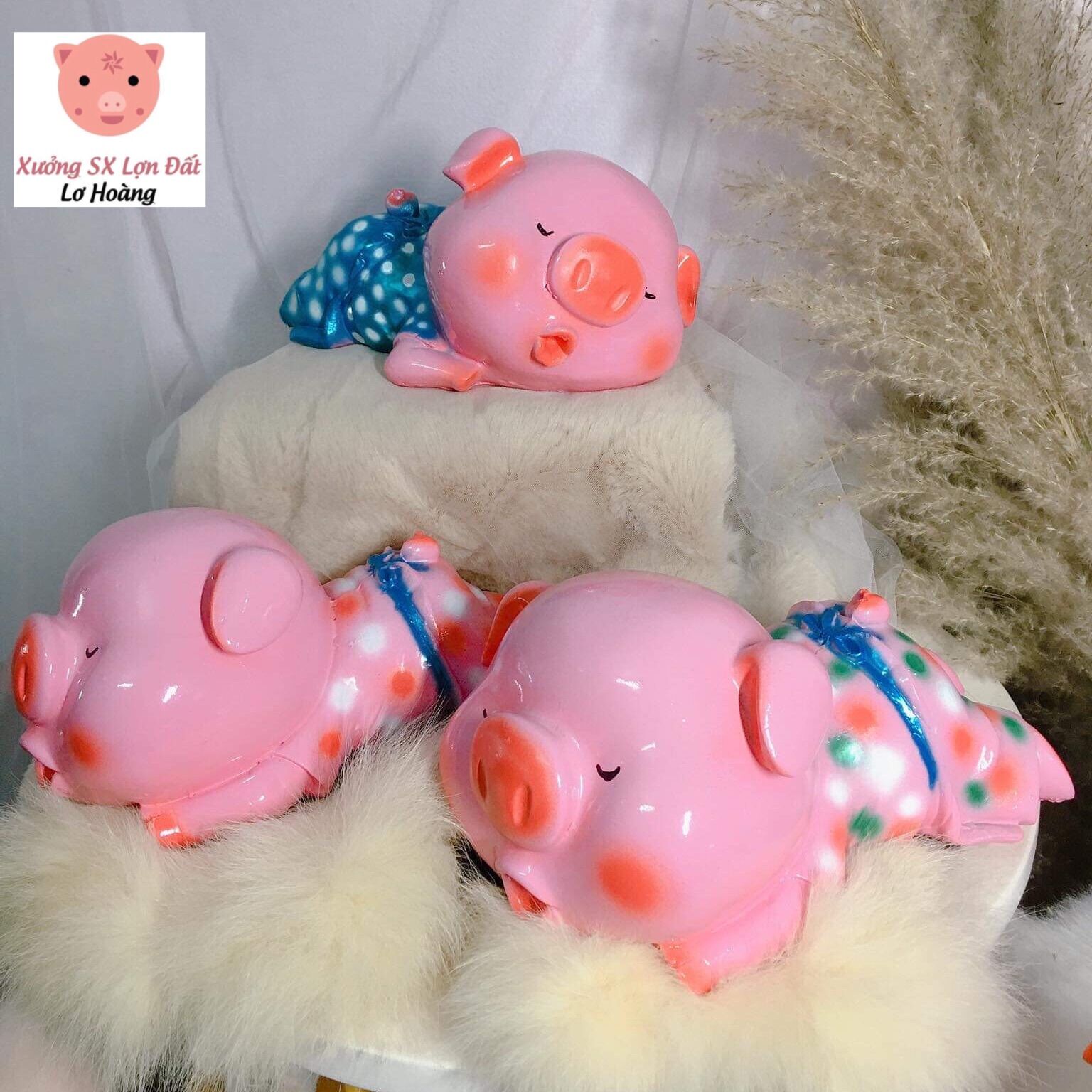 [Xả kho 3 ngày] Heo đất heo cưng, heo ngủ xinh
