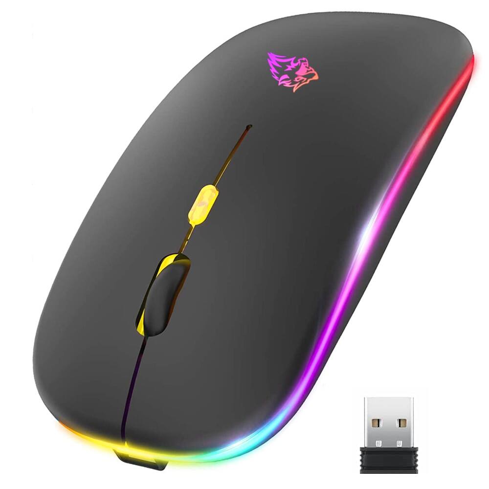 X15 chuột không dây, chuột bluetooth và 2.4ghz sạc và thiết dual chế độ im lặng click với đầu thu usb