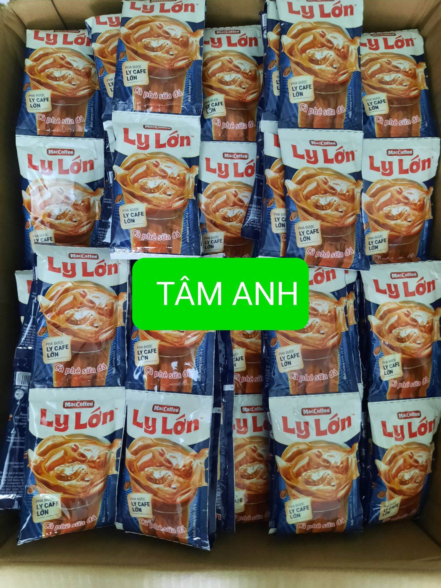 Cà phê sữa ly lớn dây 10 gói 26g/ gói