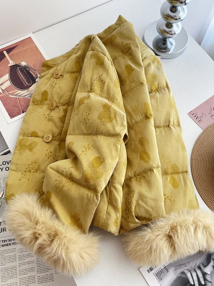 PAIBOLI | Warm Luxury Style Goose Down Jacket Giá 3,695,000 Đồng*Miễn phí vận chuyển