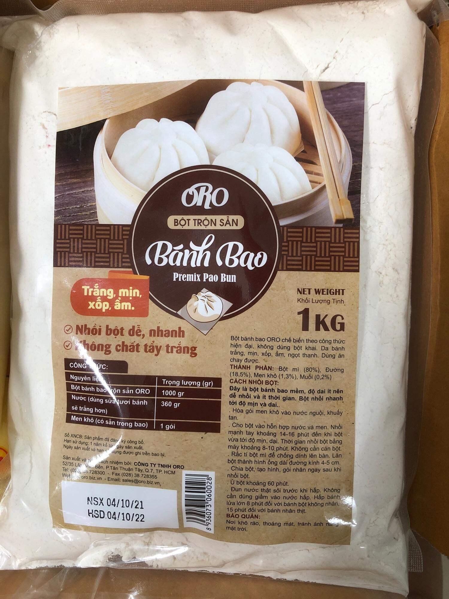 BỘT BÁNH BAO TRỘN SẴN 1kg