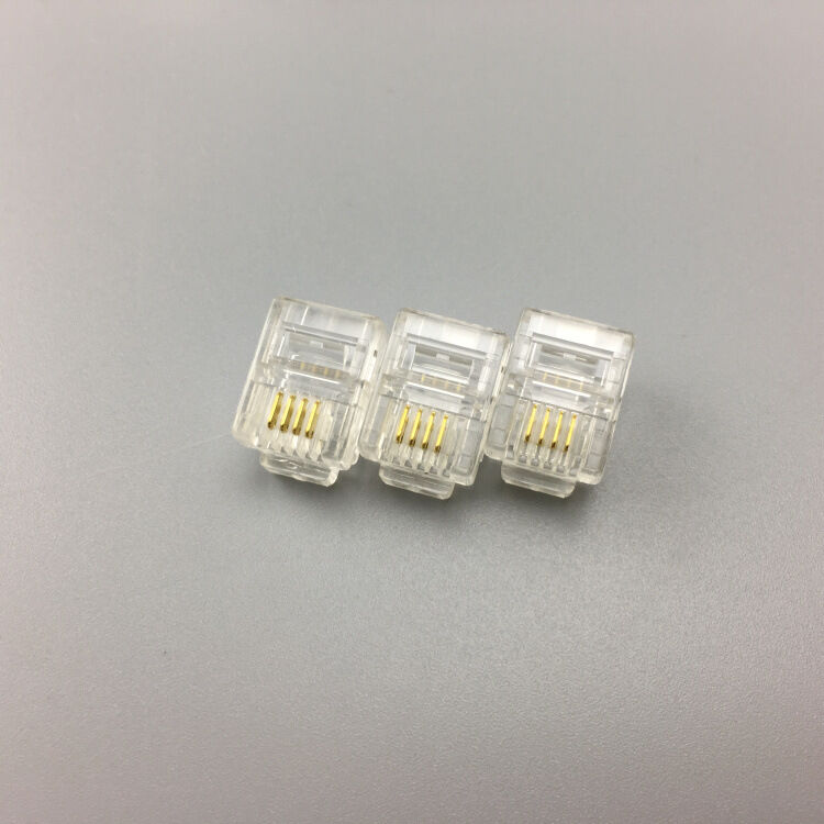 Hạt điện thoại RJ11 , đầu bấm hạt điện thoại túi 100 hạt
