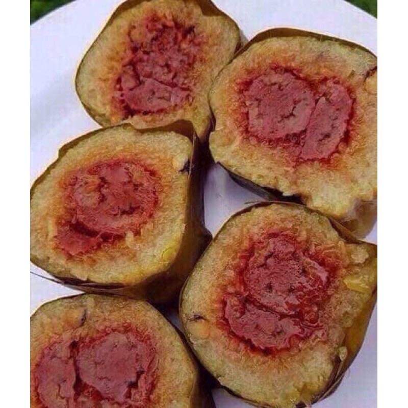 Bánh tét Trà Cuôn chay nhân chuối (1kg), đặc sản chính gốc Trà Vinh