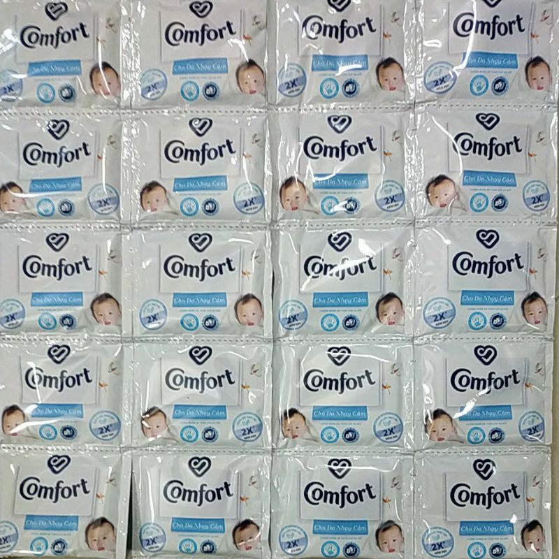 Dây 10 gói comfort trắng 20ml