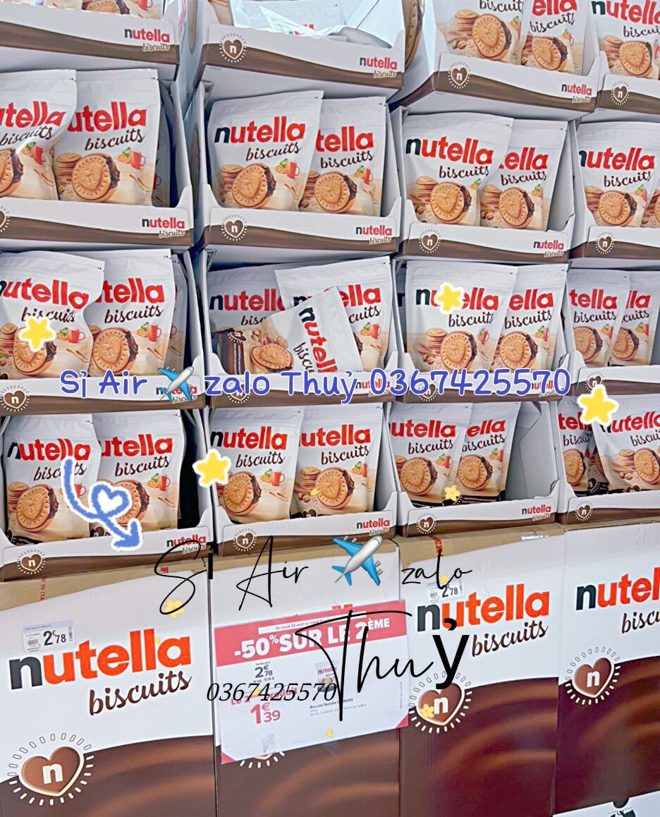 Bánh quy nutella nhân maca socola (gói 304g)