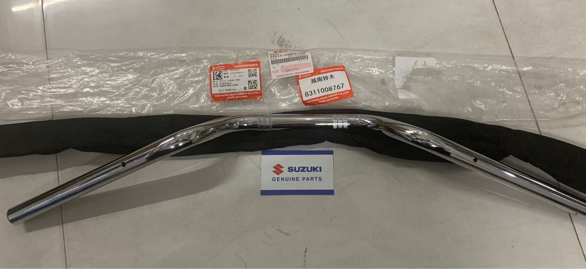 Ghidong tay lái en150 Suzuki chính hãng