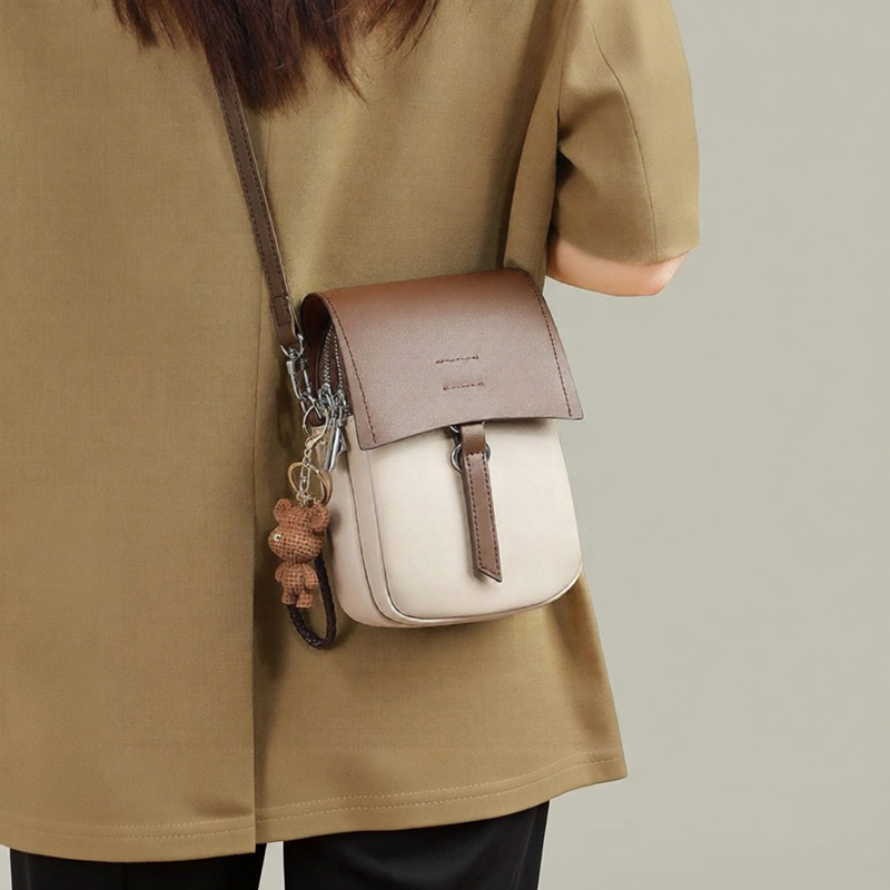 Charis Kitty | Genuine Leather Mini Crossbody Bag - Thương hiệu Charis Kitty Giá 828,000 Đồng*Miễn phí vận chuyển