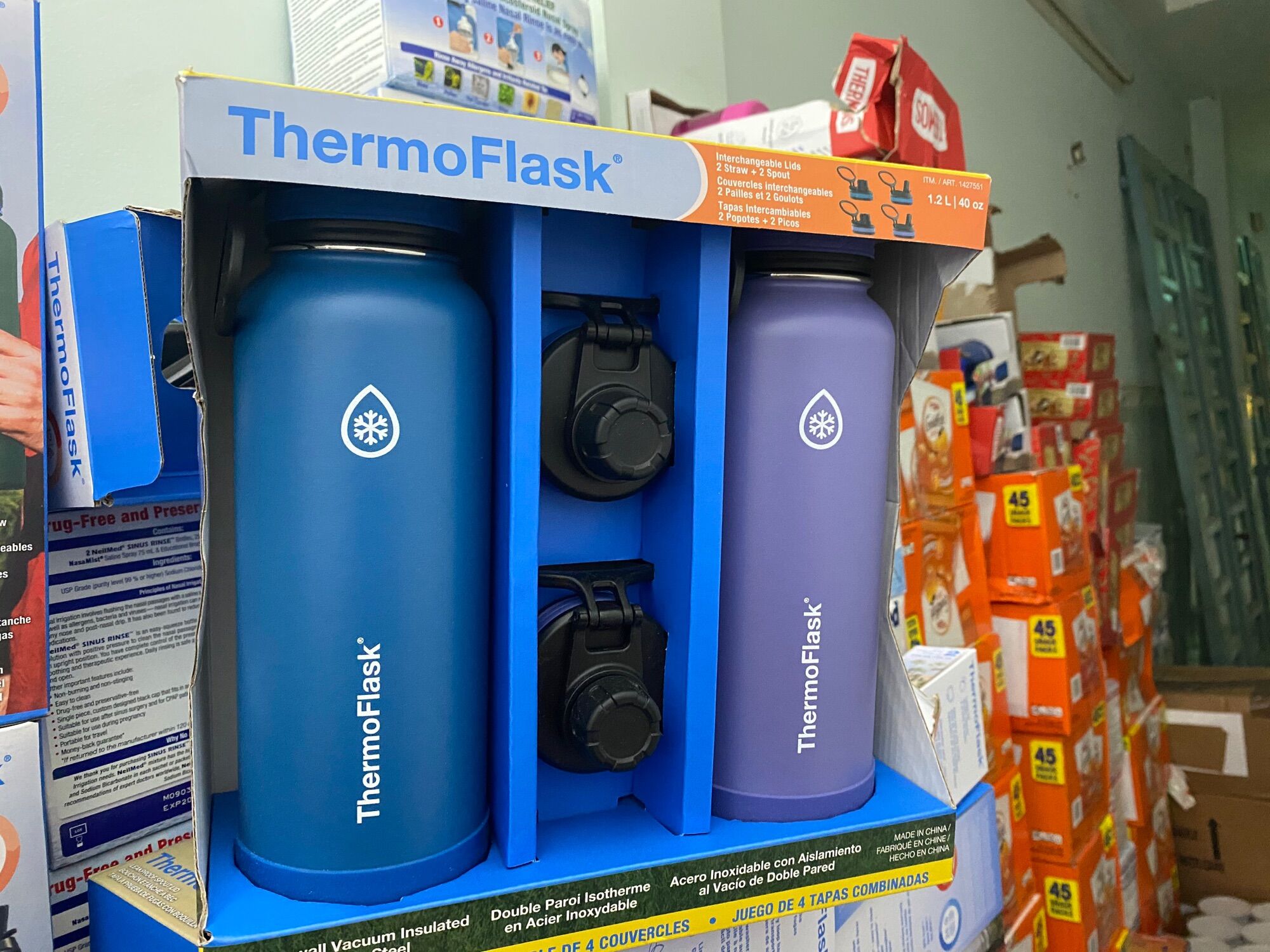 SET 2 bình giữ nhiệt ThermosFlask 1.2l Chuẩn Mỹ