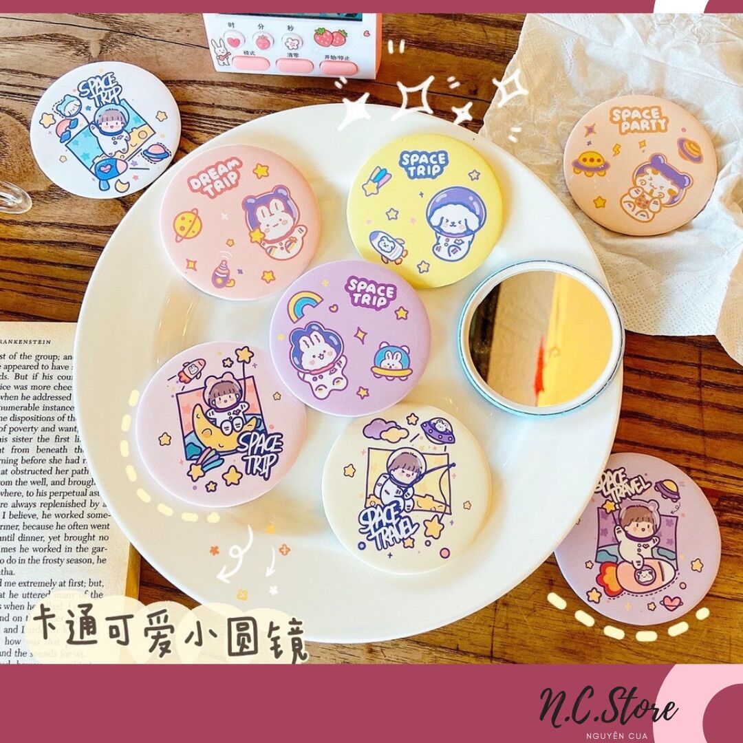 Gương Trang Điểm Mini Siêu Xinh