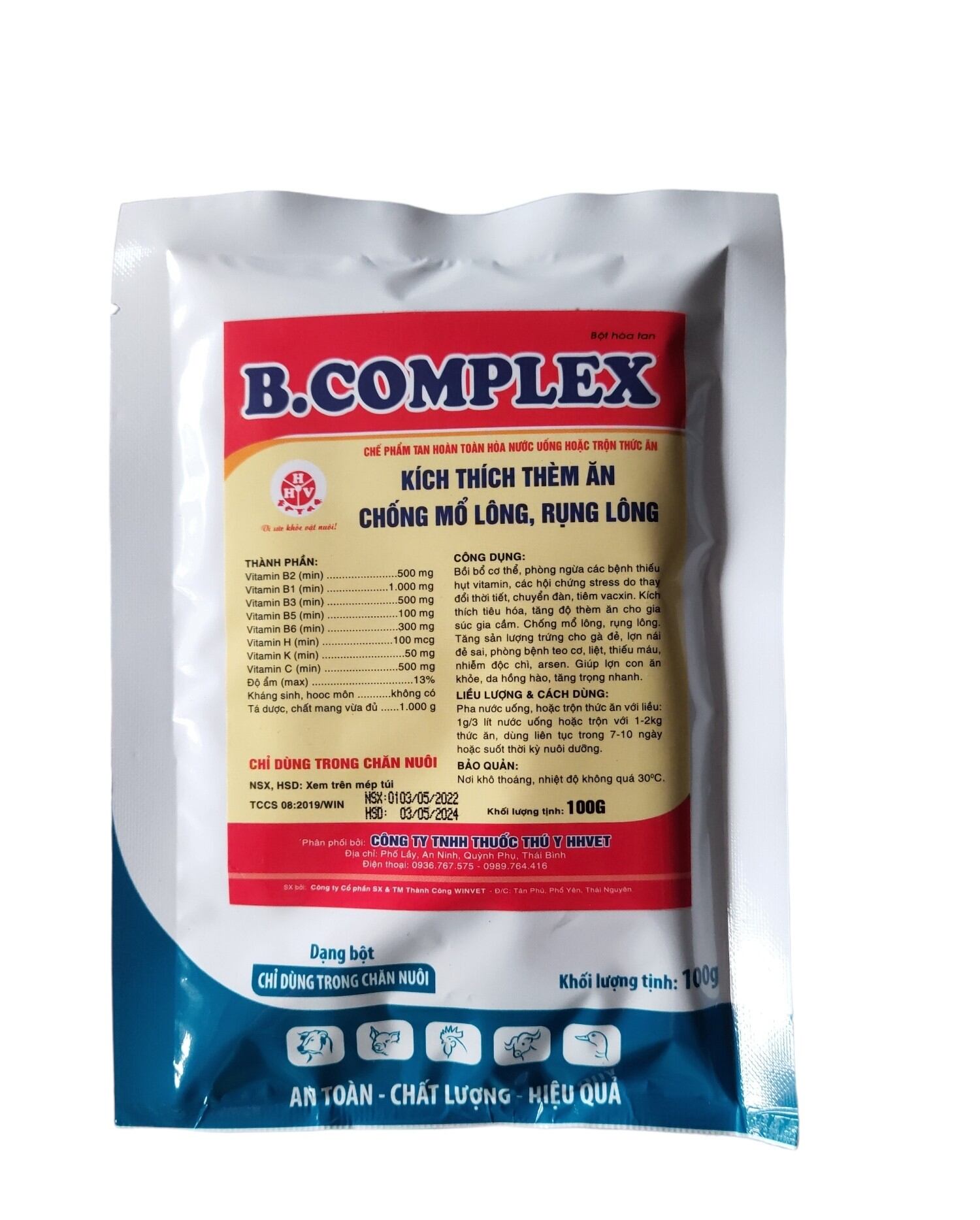 B-complex cho gà chọi